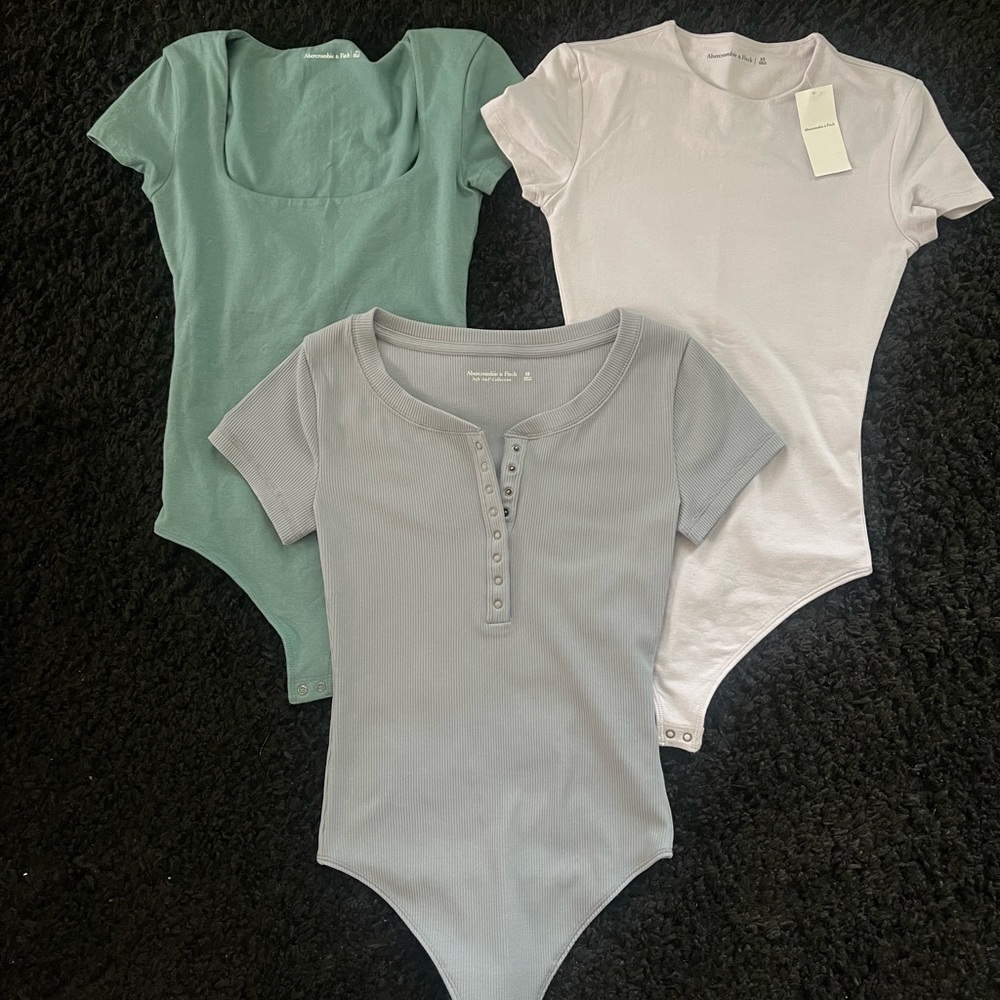 Bundle of 3 Abercrombie bodysuits